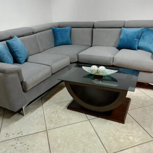 Sofá con cabeceras reclinables